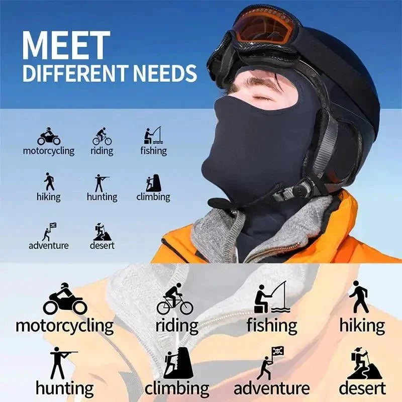 Couvre-visage intégral Alpine pour aventures en plein air