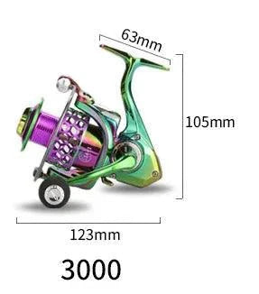 AluSpin Reel Master - Carrete de Pesca Giratorio Premium