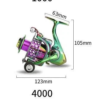 AluSpin Reel Master - Carrete de Pesca Giratorio Premium