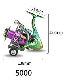 AluSpin Reel Master - Carrete de Pesca Giratorio Premium