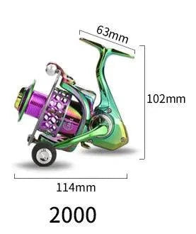 AluSpin Reel Master - Carrete de Pesca Giratorio Premium