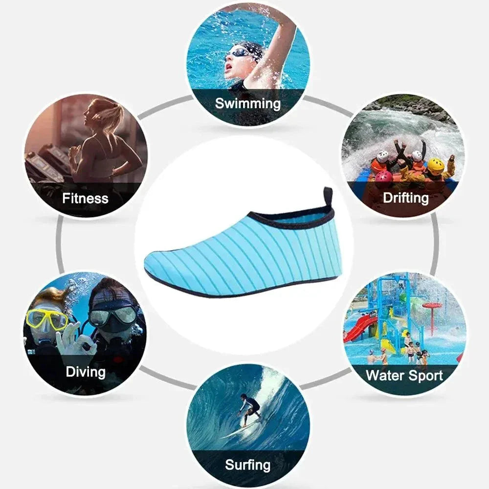AquaFlex Unisex Quick-Dry Water Shoes for Beach and Yoga