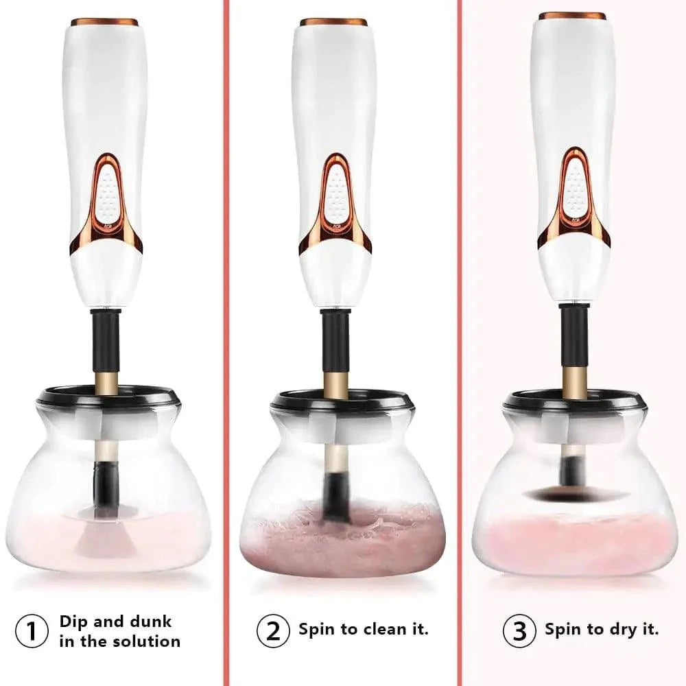 Limpiador Automático de Brochas de Maquillaje