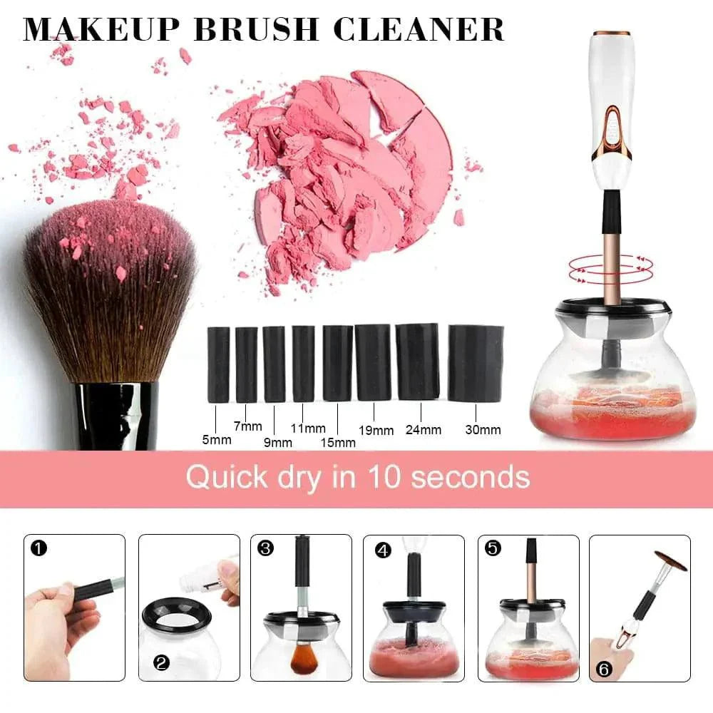 Limpiador Automático de Brochas de Maquillaje