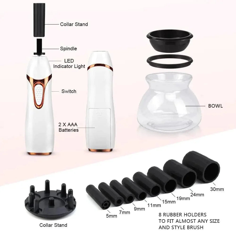 Limpiador Automático de Brochas de Maquillaje