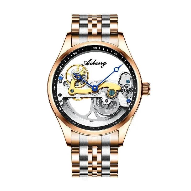 Reloj Mecánico Automático con Correa de Silicona