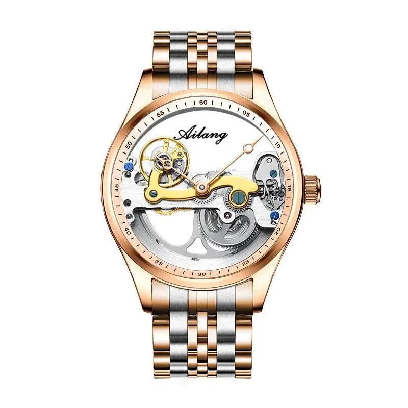 Reloj Mecánico Automático con Correa de Silicona