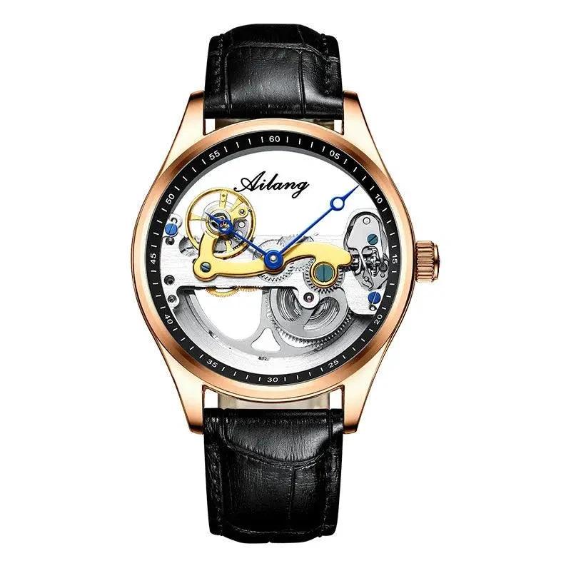 Reloj Mecánico Automático con Correa de Silicona