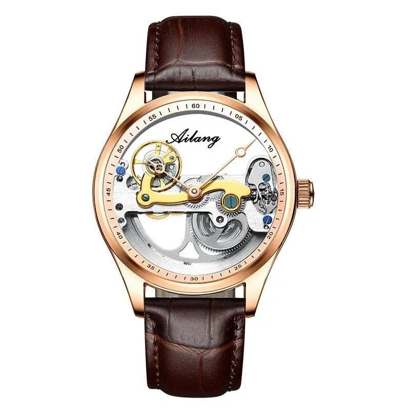 Reloj Mecánico Automático con Correa de Silicona