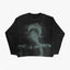 Gothic-Inspired Women's Pullover Sweater for Autumn & Winter