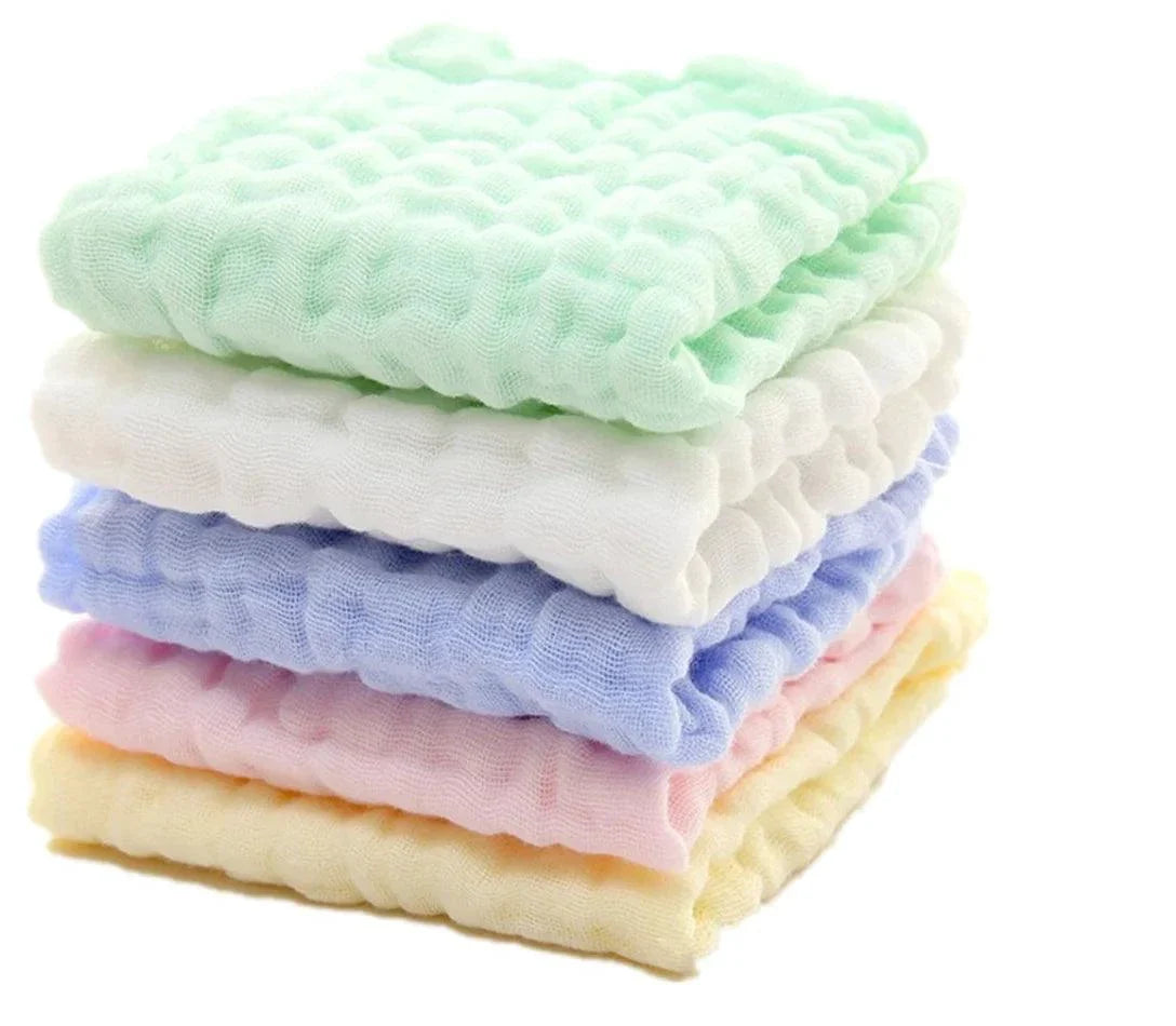 Toallitas de Algodón Natural para Bebés - Suaves y Gentiles para Recién Nacidos