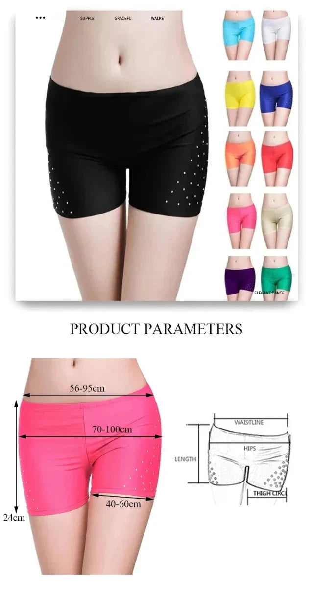 Shorts de sécurité pour danse du ventre pour femmes - Élégants et confortables