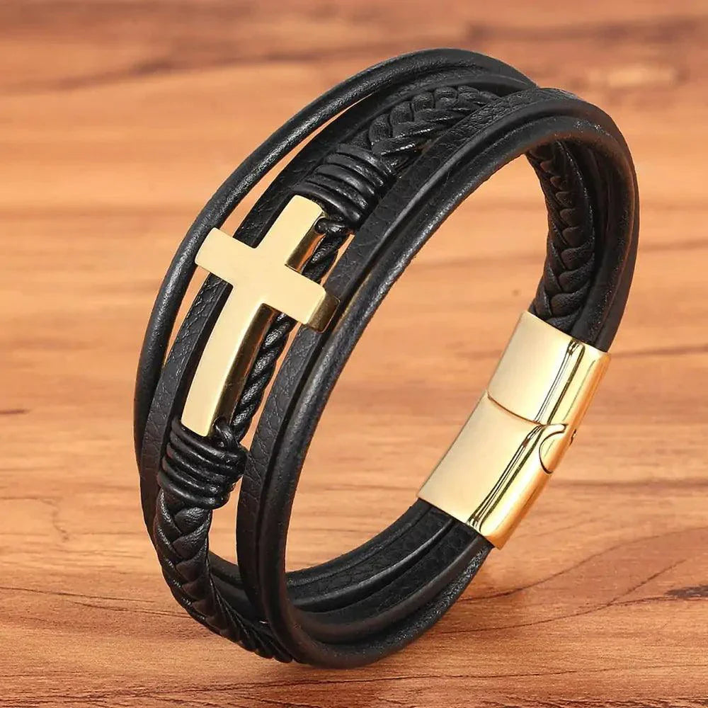 Bracelet en cuir Bonded Love