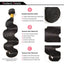 Paquetes de Cabello Ondulado Brasileño - Extensiones de Cabello 100% Humano