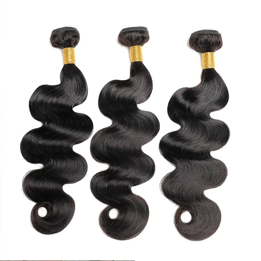 Paquetes de Cabello Ondulado Brasileño - Extensiones de Cabello 100% Humano