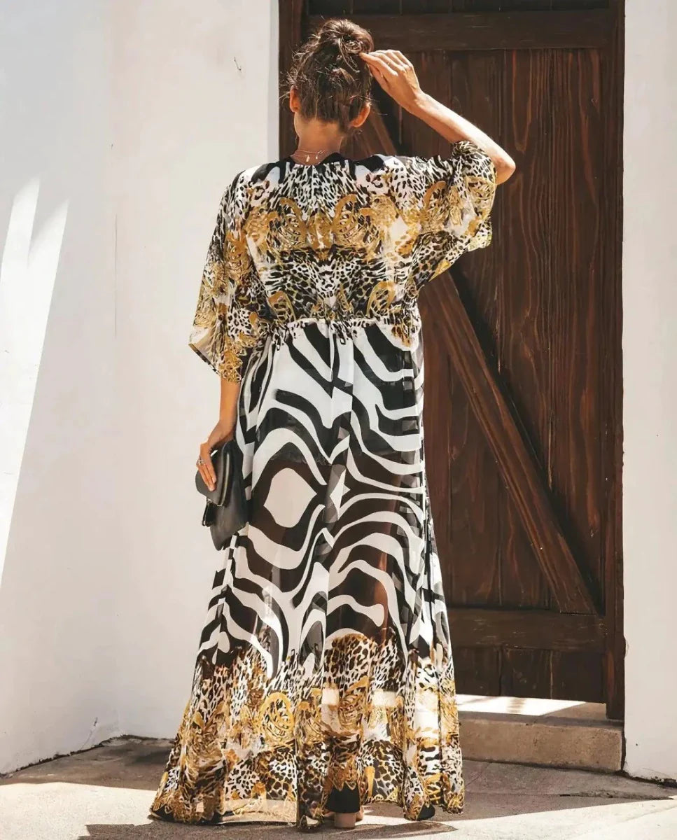Vestido Kimono Breeze - Estilo Verano Sin Esfuerzo
