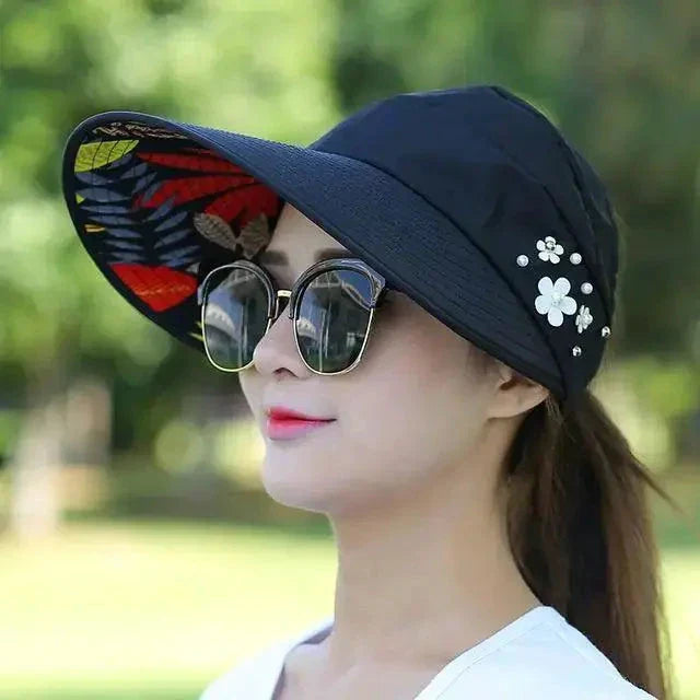 Sombrero Visera Perla Breezy - Elegante Protección Solar