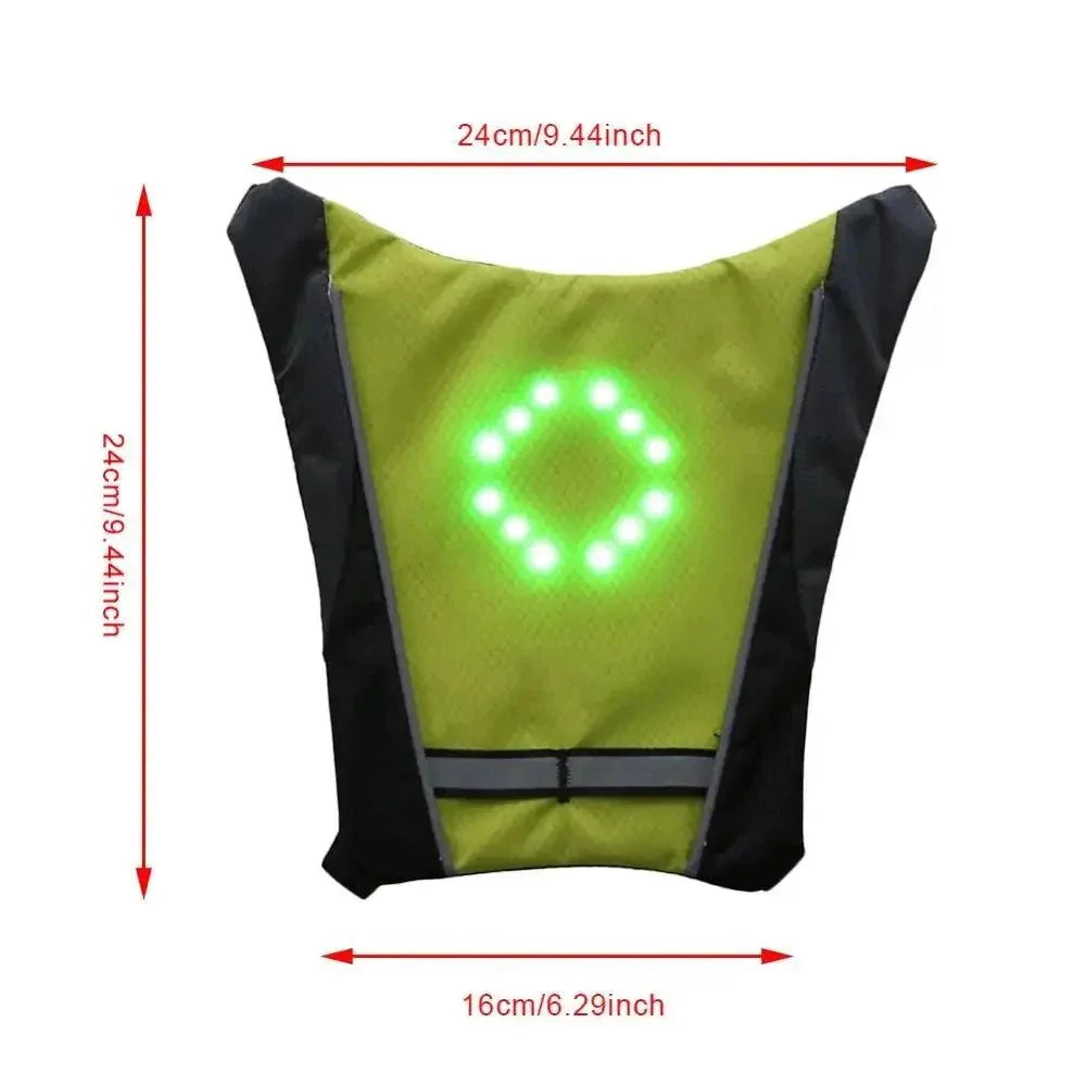 Chaleco de Ciclismo LED BrightRide con Almacenamiento
