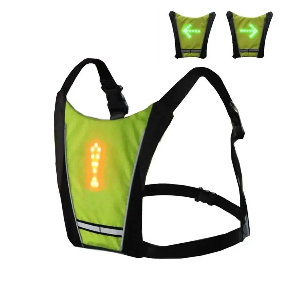Chaleco de Ciclismo LED BrightRide con Almacenamiento