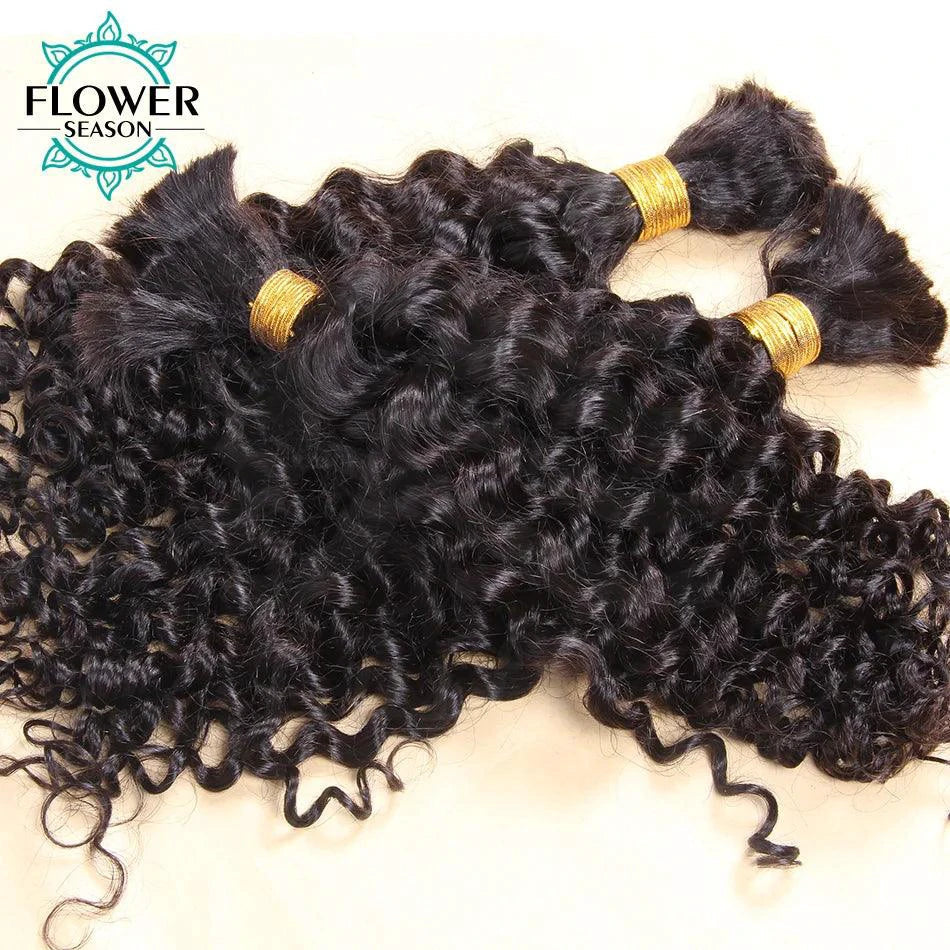 Burmese Boho Braids - Double Drawn Curly Human Hair Extensions