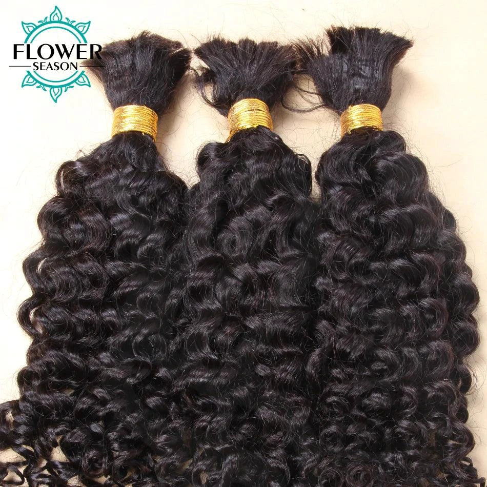Burmese Boho Braids - Double Drawn Curly Human Hair Extensions