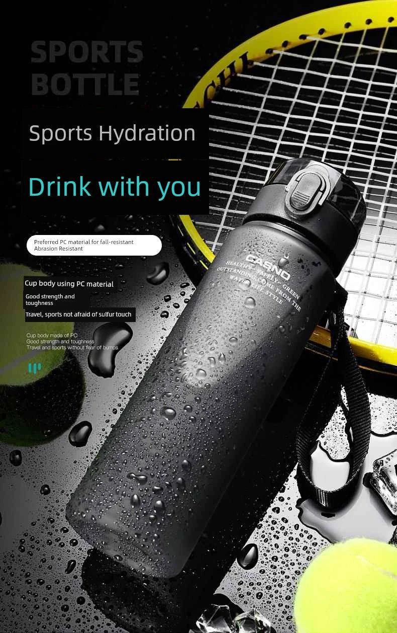 Bouteille d'eau sportive givrée Casino - Portable et élégante