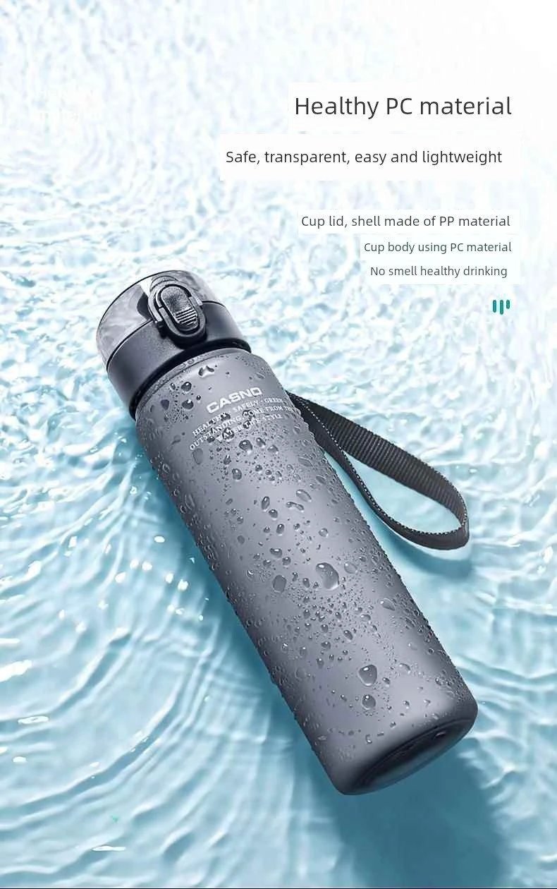 Bouteille d'eau sportive givrée Casino - Portable et élégante