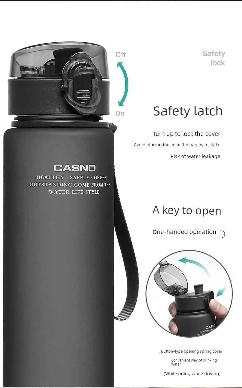 Bouteille d'eau sportive givrée Casino - Portable et élégante
