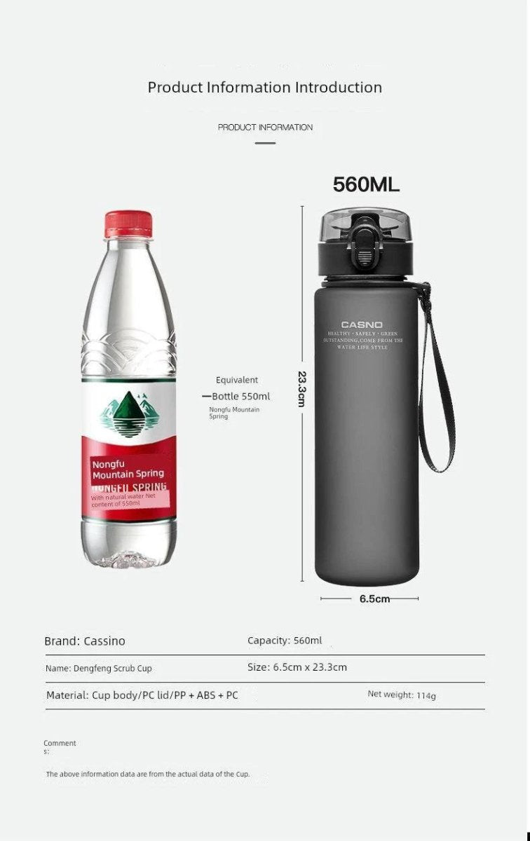 Bouteille d'eau sportive givrée Casino - Portable et élégante