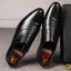 Zapatos de Cuero de Punta Casual para Hombre