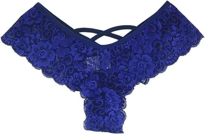 Pack de 4 Pantalones de Encaje G-String Chic para Mujeres