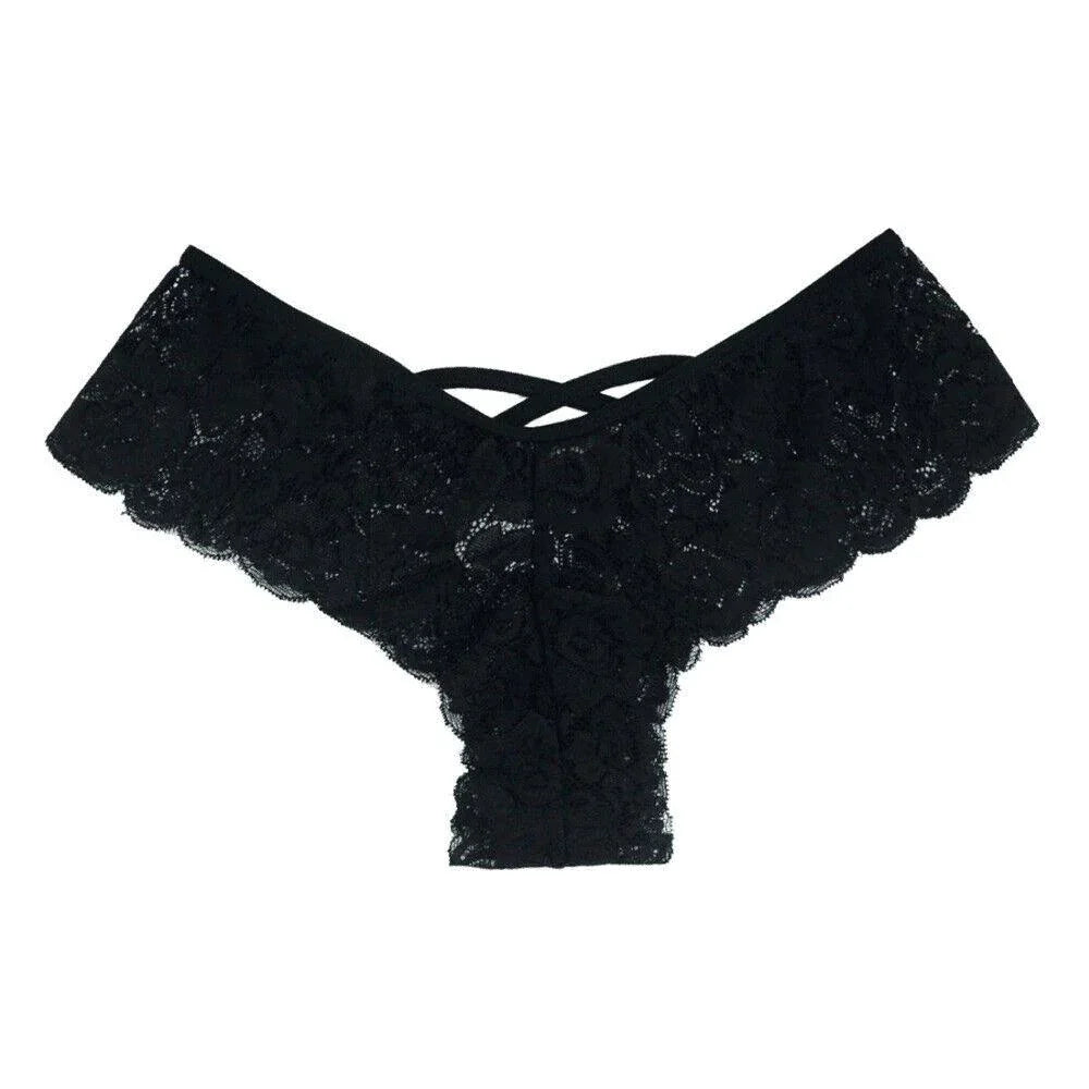 Pack de 4 Pantalones de Encaje G-String Chic para Mujeres