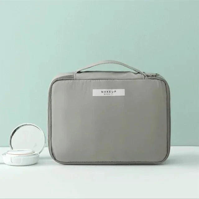 Organizador de Bolsa de Belleza Chic - Almacenamiento de Maquillaje Amigable para Viajes