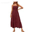 Vestido de gasa en capas con vuelo elegante
