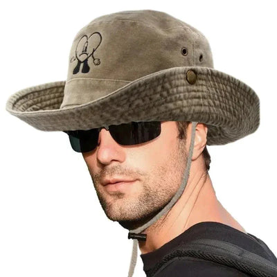 Chapeau de Voyage Brodé Chic
