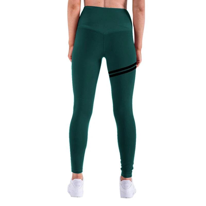Leggings Chic con Estampado Dorado