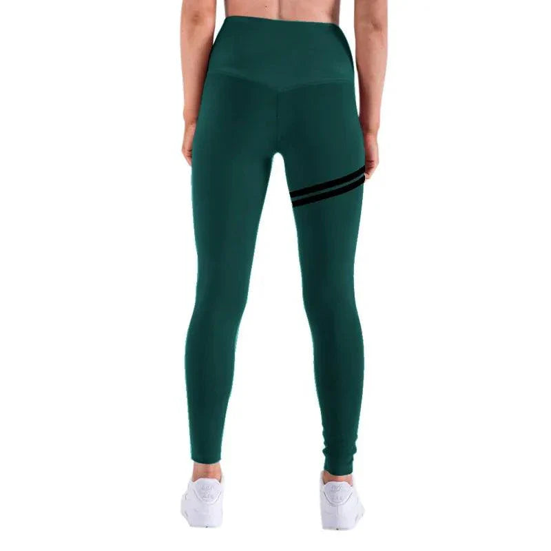 Leggings Chic con Estampado Dorado