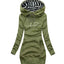 Vestido Sudadera con Capucha Chic