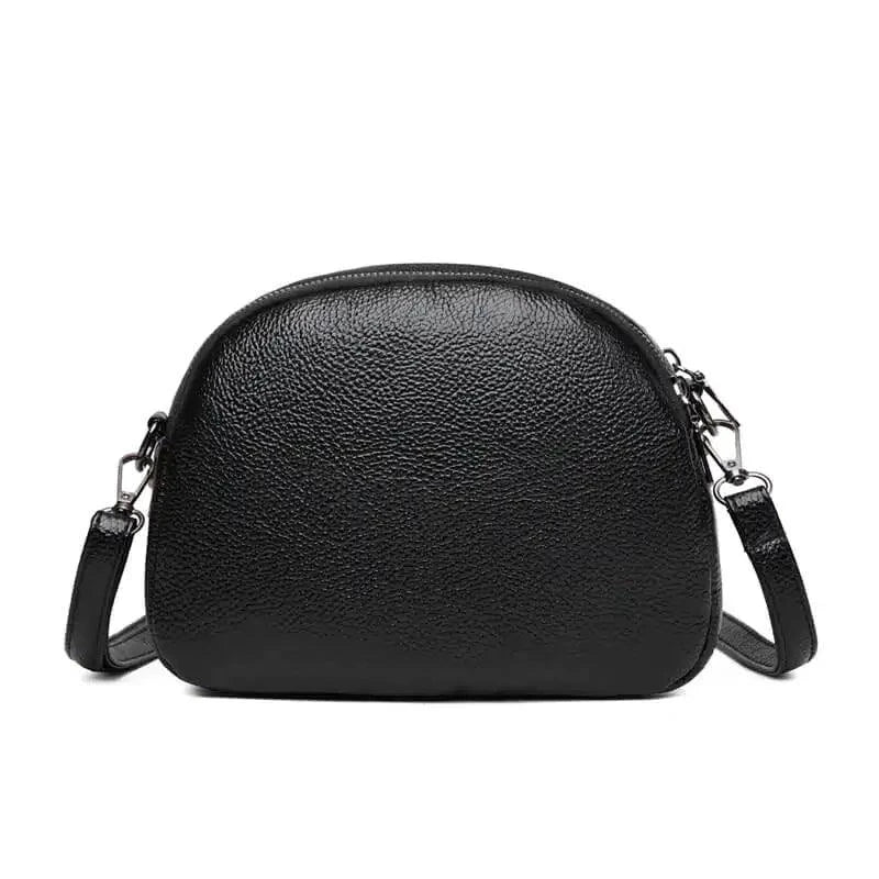 Sac circulaire en cuir chic