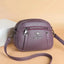 Sac circulaire en cuir chic