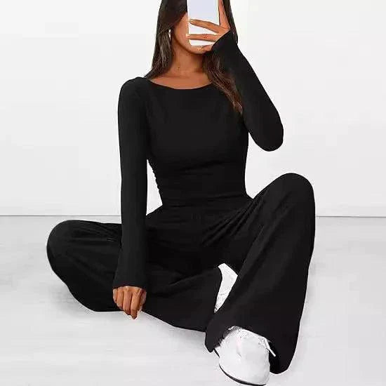 Conjunto de Pantalones de Manga Larga Chic