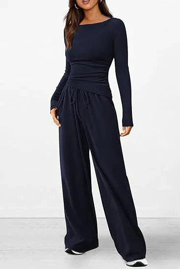 Conjunto de Pantalones de Manga Larga Chic