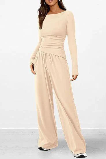 Conjunto de Pantalones de Manga Larga Chic