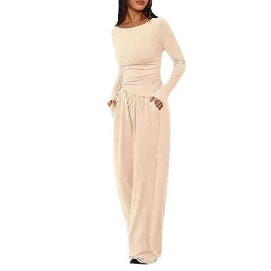 Conjunto de Pantalones de Manga Larga Chic