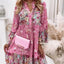 Robe Longue Plissée Chic