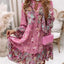 Robe Longue Plissée Chic