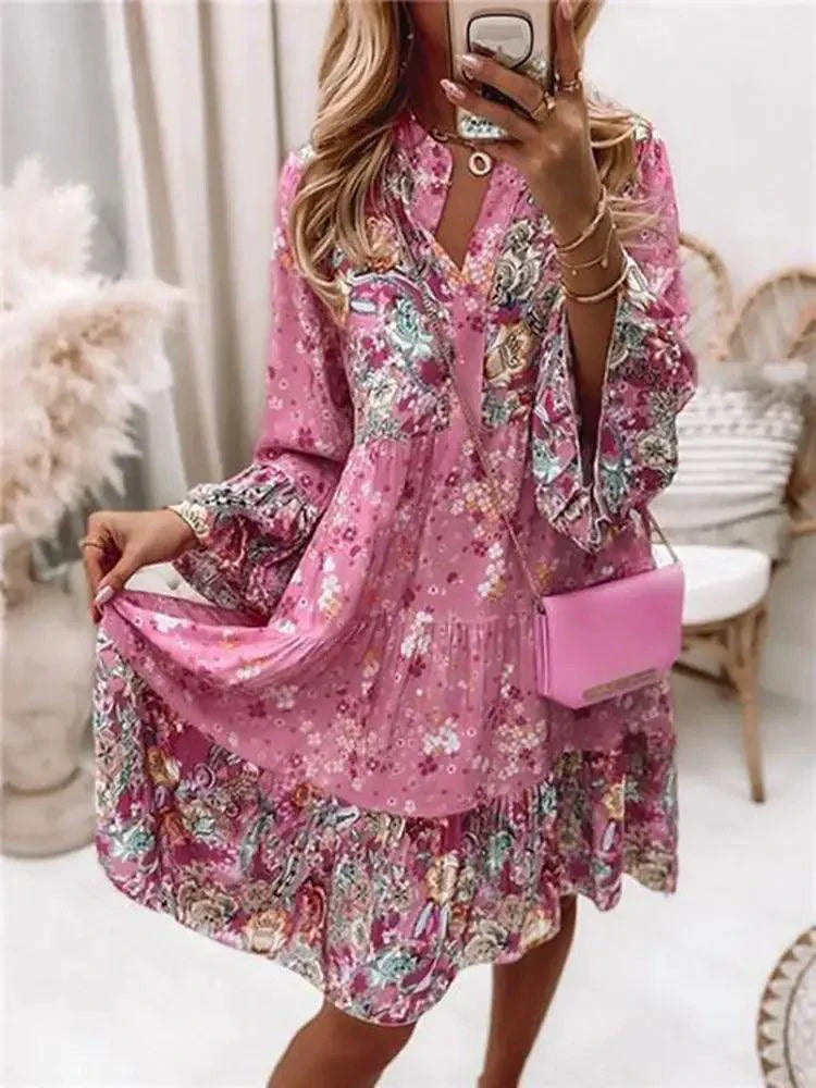 Robe Longue Plissée Chic
