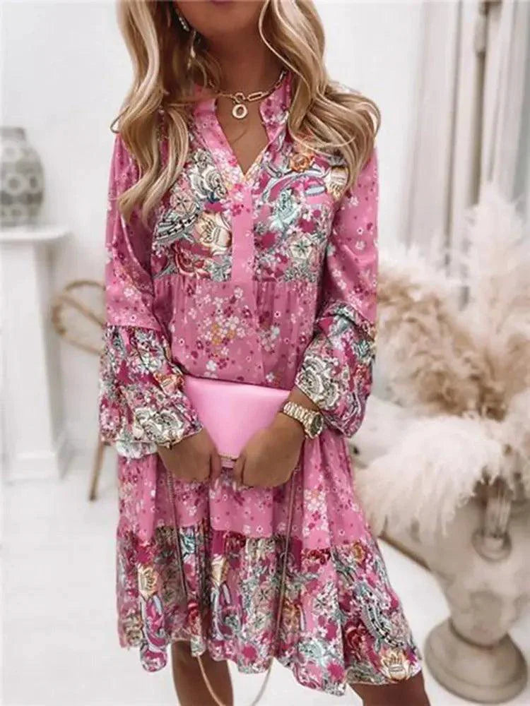 Robe Longue Plissée Chic
