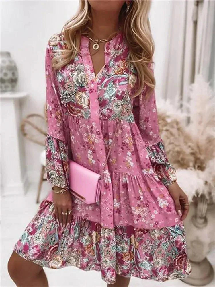 Robe Longue Plissée Chic