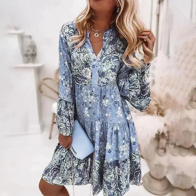 Robe Longue Plissée Chic